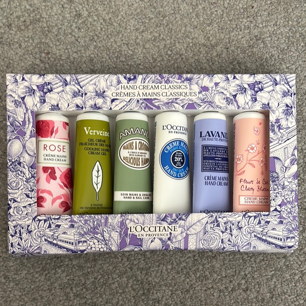 L’Occitane Hand Cream Classics set of 6 hand creams 🌼🪻